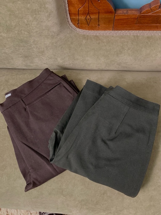Jones Wear Pants - Jones Wear vintage pants bundle Olive and brown with Button Waist